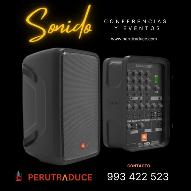Alquiler- equipo - sonido - Miraflores - San Isidro - Lima - Perú